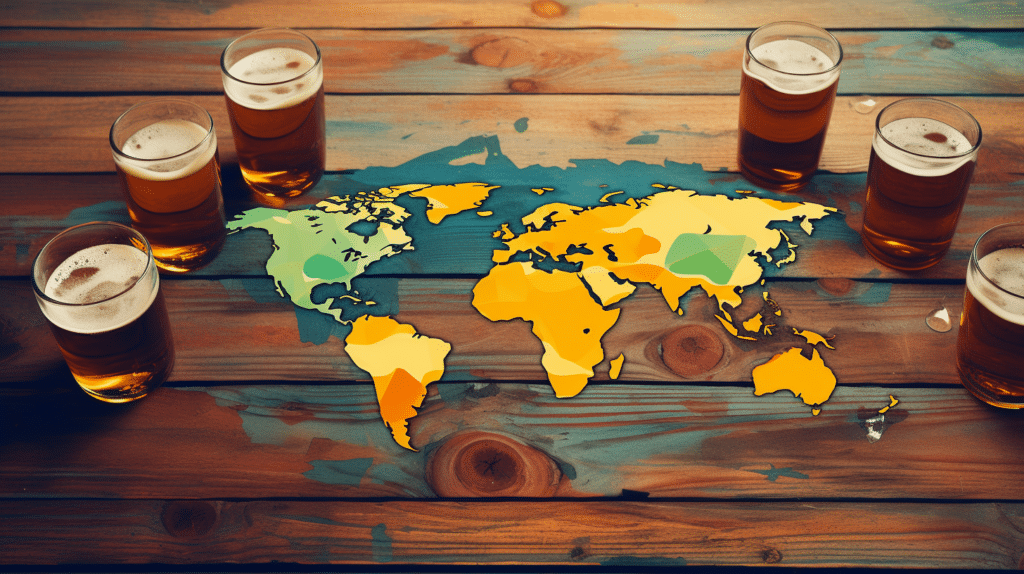 What country drinks warm beer?
