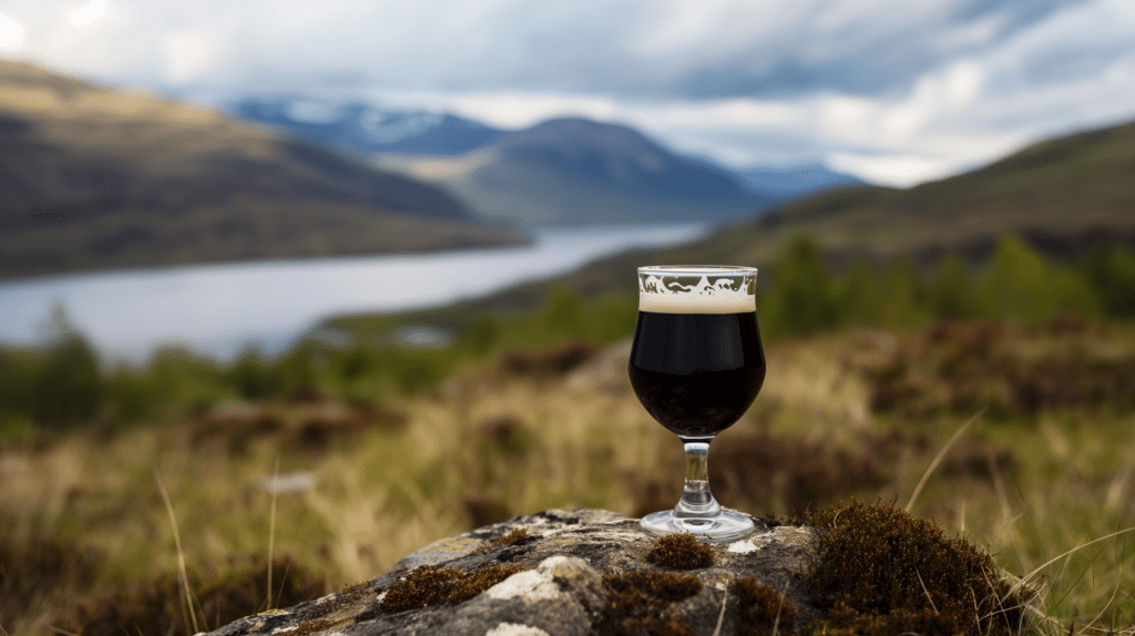 wee heavy beer in the highlands